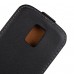 Samsung Galaxy S5 - Genuine Leather Up Down Flip Protective Phone Cover Case - Rose